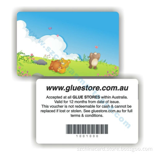 ISO approval plastic pvc membership card